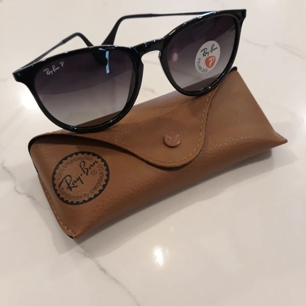 Ray-Ban Polarized Erika Classic Black Sunglasses